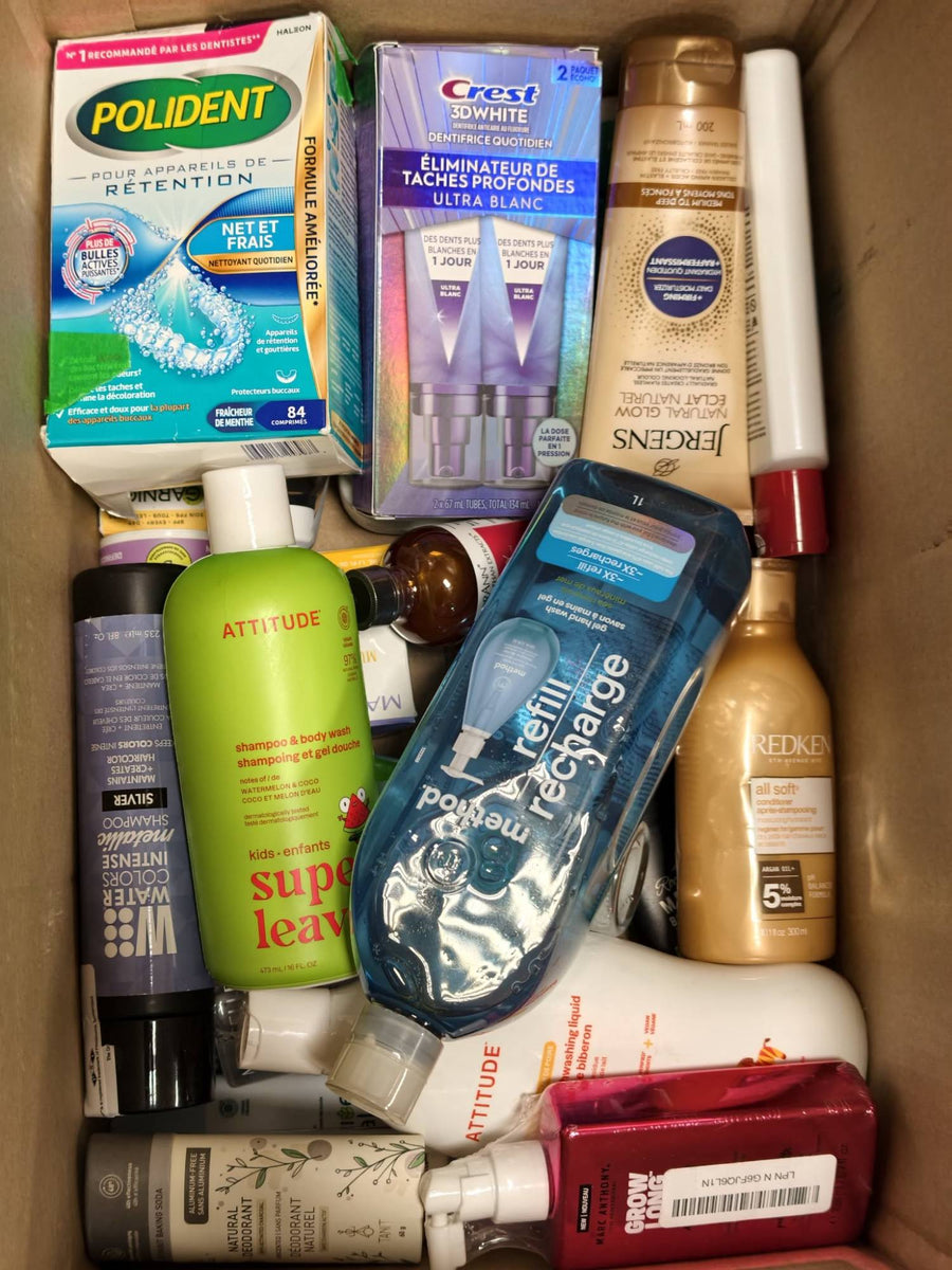 Real Beauty & Personal Care lot from our Kitchener warehouse — Mystery Box Canada | AmazeDeals