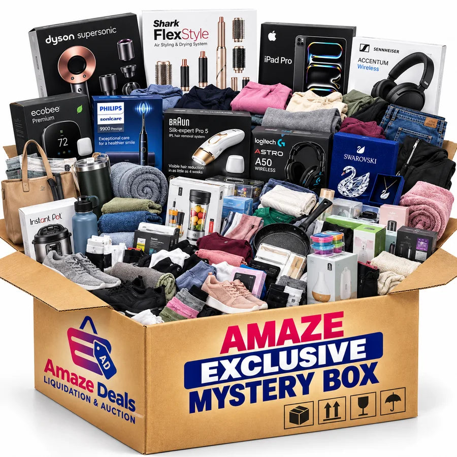 Amaze Exclusive Mystery Box, open and packed with premium items